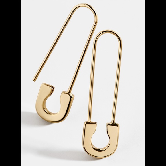 BaubleBar Jewelry - Bauble Bar spillo safety pin earrings-18K gold plated